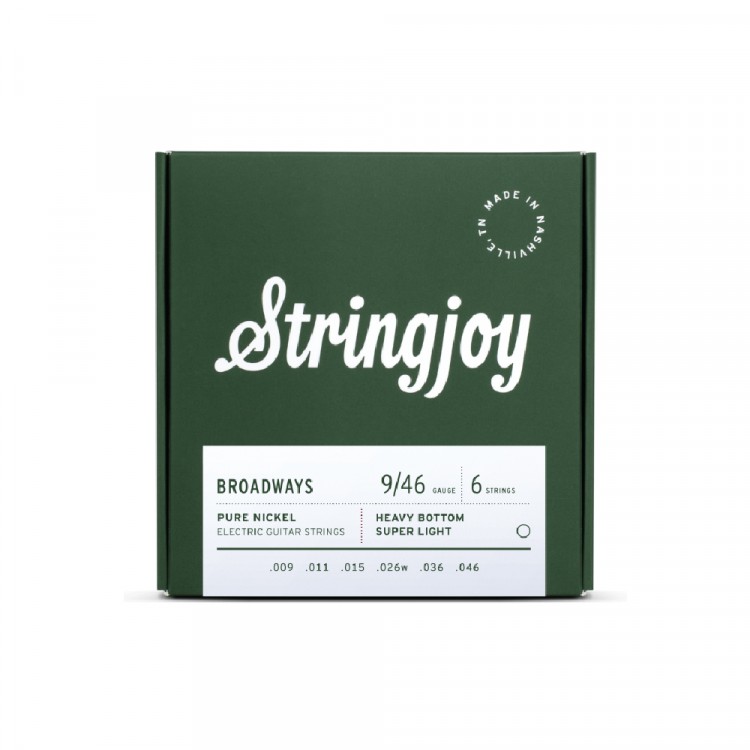 Stringjoy BROADWAYS Pure Nickel 09-46 純鎳 6弦電吉他套弦 STRSJ-BR0946